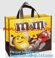 China Fast Delivery Custom Printed Your Own Brand Laminated Non Woven Bag, round bottom PP laminated bopp laminated non woven supplier
