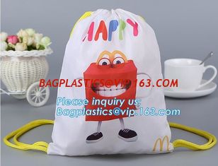 China Promotional Customized Nonwoven Recycle PP Non Woven Bag, Promotional Gift Foldable Printed Garment Cheap Tote Fabric Re supplier