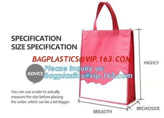 China laminated shopper pac boat bags, pp non woven bags, grocery bags, shoping bags, shopper, carrier, handy bags, handle ba supplier