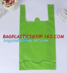 China Factory recyclable laminated non woven bag big size shopping with heat transfer printing pp non woven fabric carry bag supplier