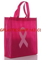 China wholesale custom printed logo gift non woven bag/handle shipping bag for clothes and fashion, custom printing grocery to supplier