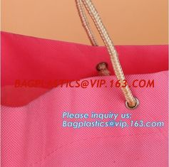 China promotion advertising gift shopping bag laminated non woven bag with webbing handle, PP Nonwoven Recycled Bags Recycle B supplier