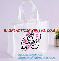China Recycled laminated pp non woven bag with customized logo, Reusable T shirt tote non woven bag, Custom Logo Eco Non woven supplier
