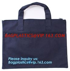 China Designer pp handle customized logo eco friendly tote china laminated non woven bag custom reusable folding shopping bags supplier