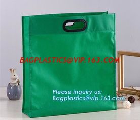 China Embossed glossy metallic non woven bag zipper bags, Reusable Shopping Grocery Non Woven Bag Tote Shopper, bagease, pac supplier