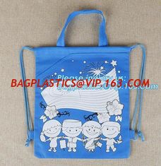 China Factory Promotional Custom Logo printedPromotional custom metallic laminated non woven bag, fabric reusable shopping bag supplier
