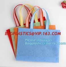 China Customized Non Woven Shopping Bag Logo Printing Non Woven Bag With Tote, fashion custom non woven bag pp non woven bag n supplier