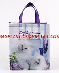 China Custom Promotional shopping tote fabric polypropylene laminated pp non woven bag, Wholesale high promotion laminated rec supplier