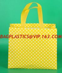 China newest style non woven bag for shopping with fashional, Promotional custom metallic laminated non woven bag, fabric reus supplier