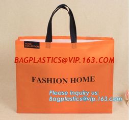 China OEM Production Hot Sale Non Woven Bags Customized, recycled custom printing grocery tote shopping pp non woven bag non w supplier