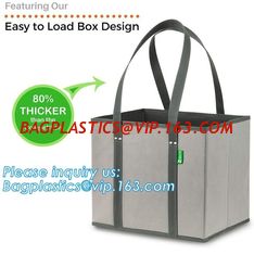 China pp woven bags, non woven box, storage box, easy load box, box design, handle box, thicker box, grocery box, office boxes supplier