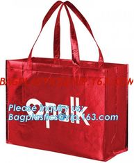 China eco friendly non woven bag, Zip Lock Laminated PP non woven bag, Factory cheap promotion nonwoven shopping tote bag blan supplier