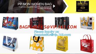 China custom logo printed reusable cheap non woven bag fabric tote shopping bag for promotional, Eco friendly custom slogan la supplier