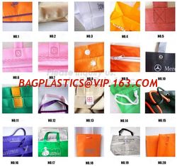 China Promotional pp laminated custom printed recycled eco tnt grocery non woven bag, Handled Style shopping available Materia supplier