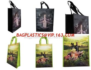China welcome fast delivery full color printing Elephant PET PP non woven bag for small quantity order, laminated pp non woven supplier