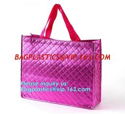 China All year around stocks PP glitter pp non woven bags, Popular hot selling in supermarket grocery Inclined shoulder bag no supplier