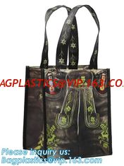 China ultrasonic non woven bag with CMYK print and laminated with handles, Cheap Promotional Custom Non Woven Bag, bagease pac supplier