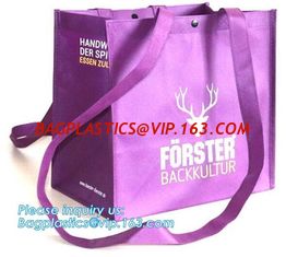 China Cheap price recyclable p-p grocery tote shopping non woven bags, Promotional Custom LOGO Printed Gift Tote Shopping Non supplier