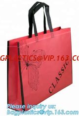 China Laminated Non-woven Shopping Tote Promotional Non Woven Bag, Customized durable reusable printing shopping pp non woven supplier