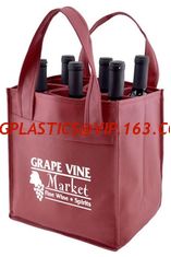 China Custom Promotional wine shopping tote fabric polypropylene laminated non woven bag, Manufacturer of pp lamination non wo supplier