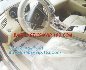 China Dustproof protective disposable non woven 16 inch covers 14 inch steering wheel cover, Print Logo Non Woven Car Steering supplier