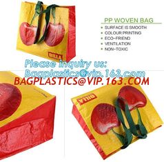 China pp woven bag, silk screen, heat transfer, glossy film lamination, offset printing, pp weaved fabric, pvc, nulon, oem, pa supplier