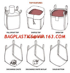 China breathable pp woven big Bag/FIBC for Firewood Packing/ Big Bag ,transparent pp jumbo bag,100% Virgin material bulk bag p supplier
