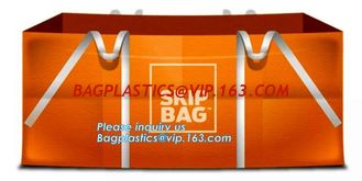China skip bulk bags pp material big bag jumbo bag for animal feed，Belts Tubular Jumbo Bag U-Type Jumbo Bag Mesh Bag High Load supplier