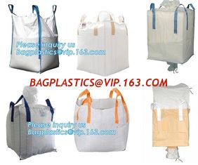 China Custom size fibc jumbo PP woven big bag super sack for cement or sand packing,Virgin Polypropylene PP Woven Big Bulk Bag supplier
