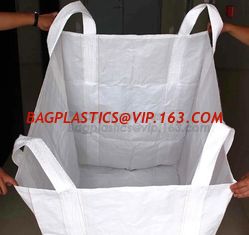 China big bulk bag 1.5 ton pp woven big bulk FIBC bags grain wheat flour super sack,Food grade moisture proof pp woven big bul supplier