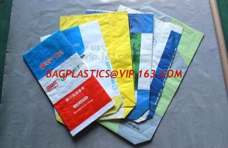 China OEM quality 5kg/10kg/15kg/25kg pp woven laminated kraft pape bags,25 kg flour packaging plain kraft paper laminated pp w supplier