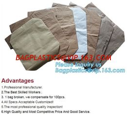 China Kraft Paper Sack With Pp Woven Plastic Raw Material Compound Kraft Paper Bag,sewn bottom pp woven lamination brown kraft supplier