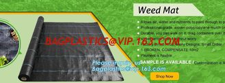 China pp weed mat organic agricultural plastic mulch, recyclable weed barrier,PP ground mat /concert crowd control barrier wee supplier