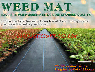 China China Supplier Anti Weed Mat Weed Control Mat 100gsm PP Landscape Fabric Weed Barrier,Weed block mat keep damp and tempe supplier