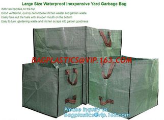 China large size waterproof inexpensive yard garbage bag,PE Woven Potato Planter Growing Bag,potato plant garden PE Woven grow supplier