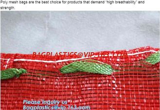 China 40x60cm yellow raschel mesh onion packing bag,Hot sale PE raschel mesh bag for potato,raschel net bag &amp; pp raschel mesh supplier