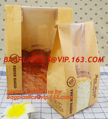 China eco printed cheap recycled brown kraft bread packaging paper bags manufacturer in china,Bread paper Bag. Bread package b supplier