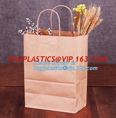 China Wholesale kraft paper bag for bakery bread paper bag for bread,Carbon Branded Shopping Bread Brown Craft Paper Bag, PACK supplier