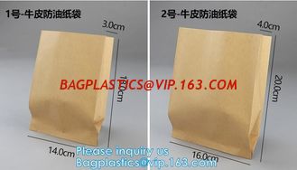 China Logo Printed Greaseproof Fast Food Paper Wraps / Paper Bags,Fast food wrap foil proof paper bags, bakery paper bags, bre supplier