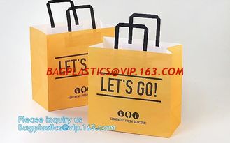 China Eco Friendly Reusable Custom Color Shopping Carry Brown Kraft Paper Bag Manufacturer,Recycled Kraft Paper Bag Gift Shopp supplier