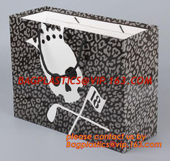China Luxury reusable sturdy screen printing carrier paper bag for shopping,luxury carrier paper bag with plastic handle &amp; riv supplier