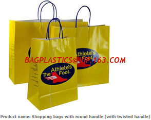 China Luxury Paper Gift Bags Paper Carrier Bag Party Bag with Handles,Low Cost Ribbon Handle Gift Carrier Custom Made Design L supplier