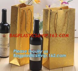 China Printed Luxury Wide Base Brown Kraft Paper Carrier Bag,coating black luxury paper carrier bag for printing with ribbon supplier