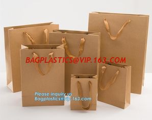 China Fast Delivery Custom Made Luxury Printed Paper Bags,Recycled Custom Logo Printed Shopping Packaging Craft Brown Kraft Pa supplier