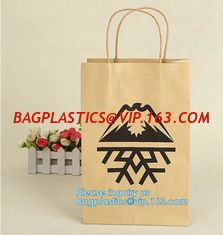 China Cheap small paper gift bags Promotional Luxury OEM Design Gold Foil Logo Wedding Custom Paper Gift Bag with Ribbon PACK supplier