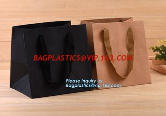 China Manufacturer Shopping White Kraft Paper Carrier Bag,Luxury recycled custom printing logo shopping pack paper bag, packag supplier