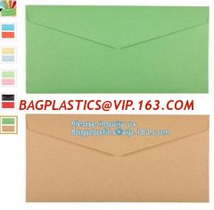 China Wholesale recycle printing colorful gift custom kraft paper envelope packaging,OEM customized mini handmade offset print supplier