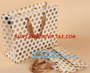 China Custom shopping printed carrier handle luxury cheap white kraft logo small wine bottle food jewelry paper gift packaging supplier