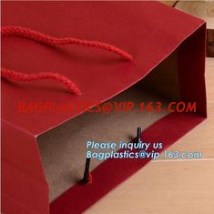 China New hot sale brown packaging paper carrier bag take away fast food paper bag,packaging paper bags with logo large flat k supplier