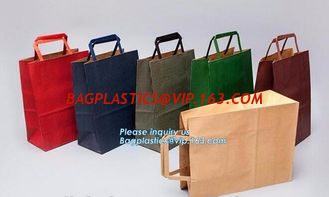 China custom made high quality luxury logo gold foil full color printed carrier bags with eyelet,carrier bag for taking noodle supplier